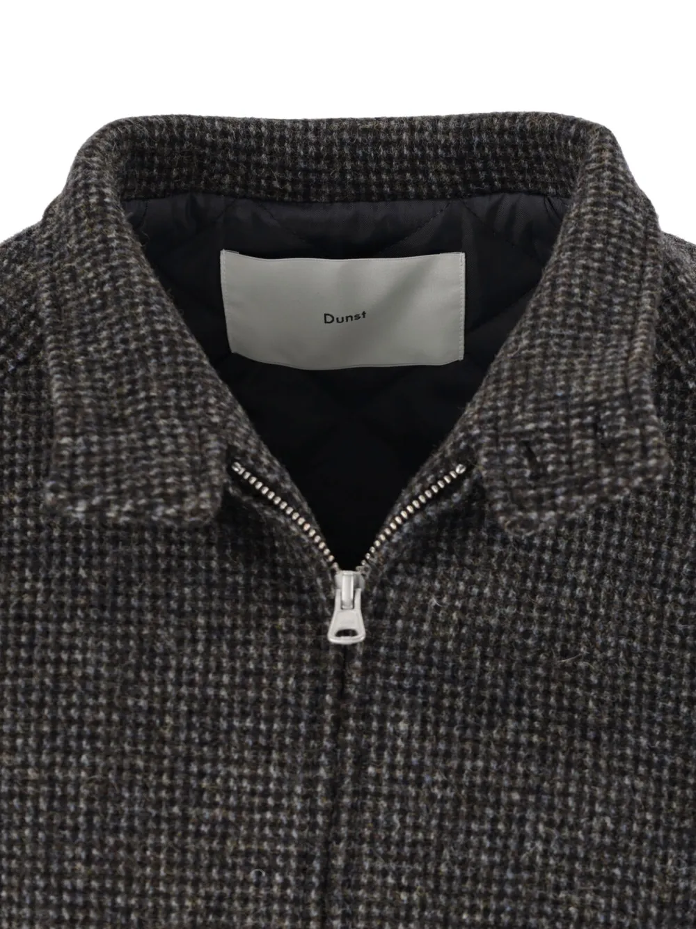 DUNST check-pattern wool jacket Bruin