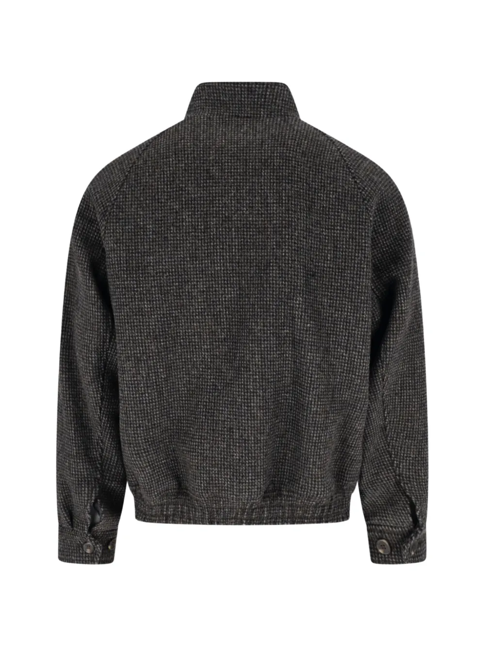 DUNST check-pattern wool jacket Bruin