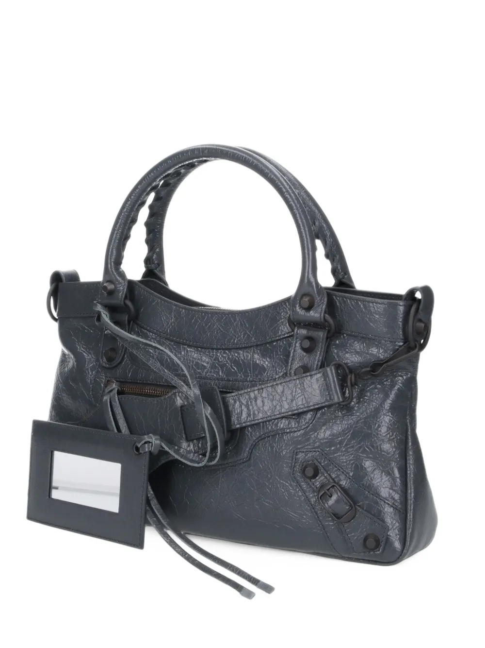Balenciaga Le City First bag in volcanic rock - Grigio