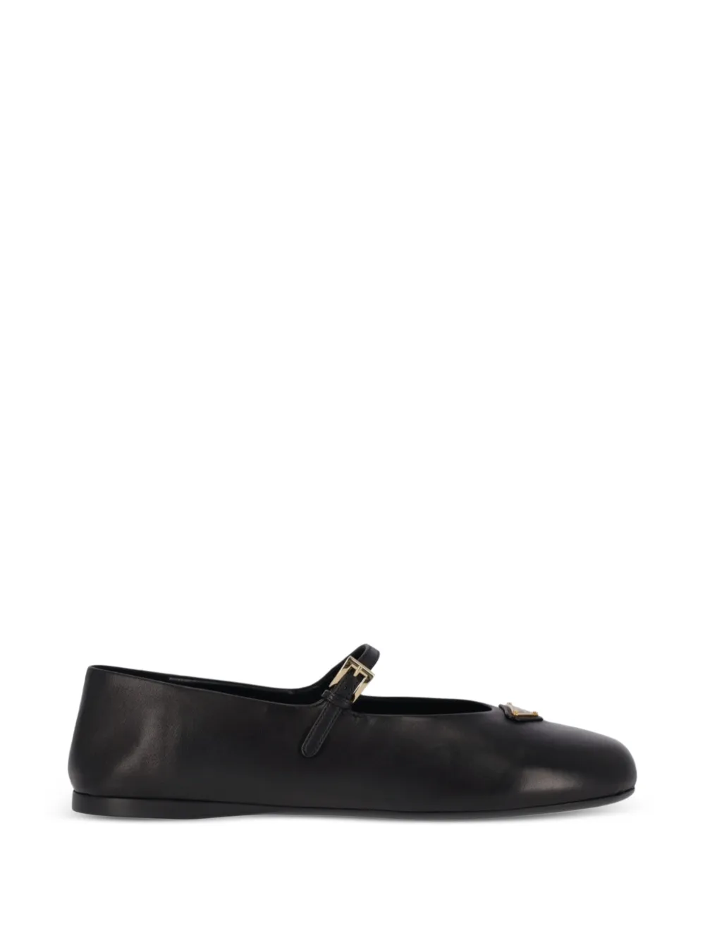Prada nappa leather ballerinas - Nero