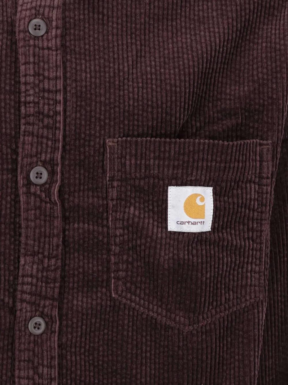 Carhartt WIP Loyde ribfluwelen overhemd Bruin