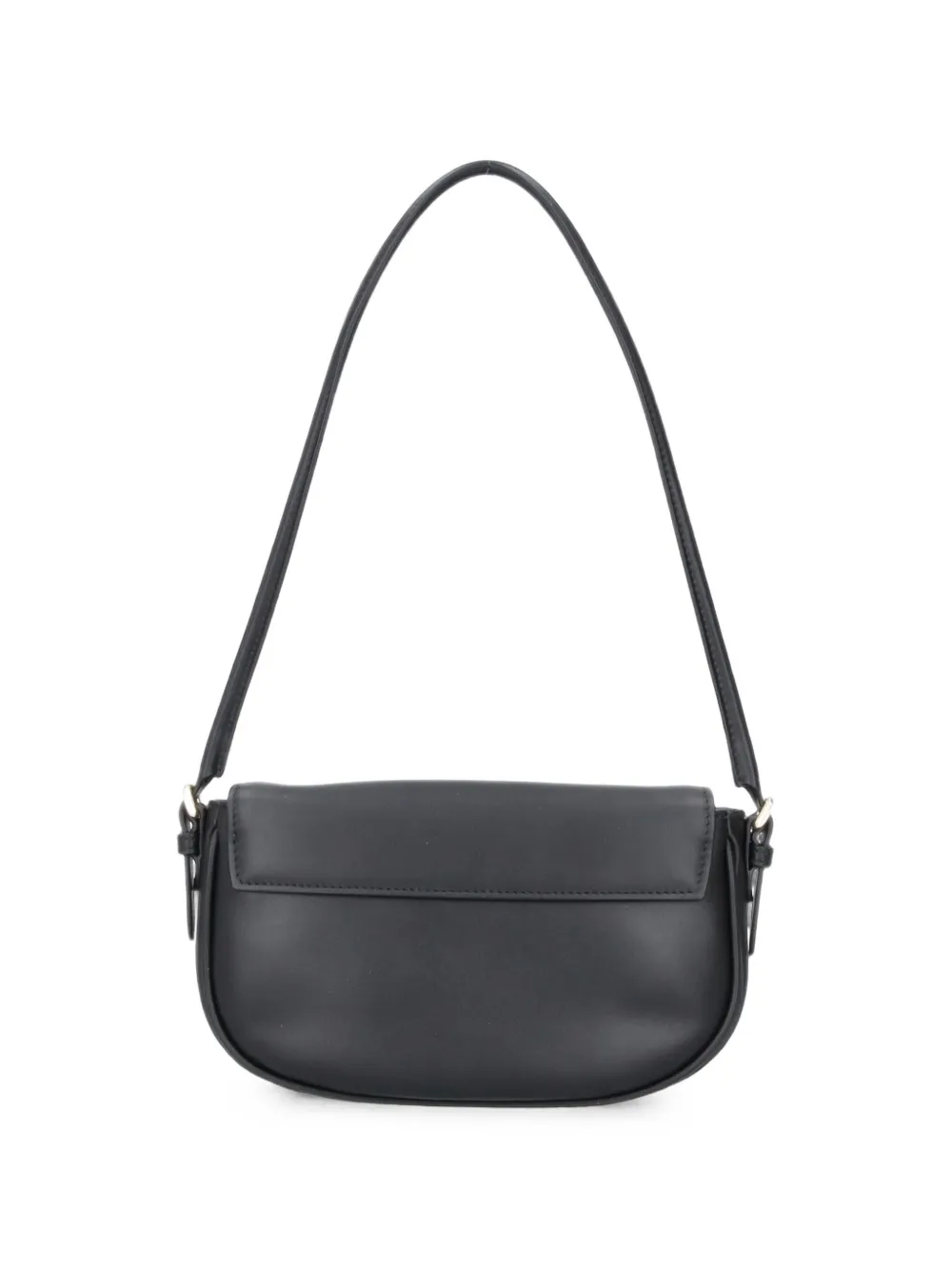 Miu leather shoulder bag Zwart