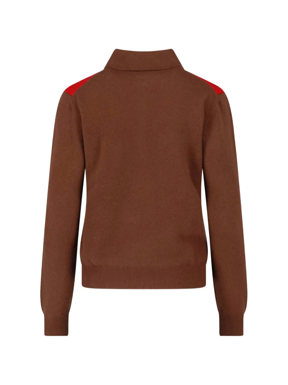 Prada Kasjmier polotrui met argyle-patroon Bruin