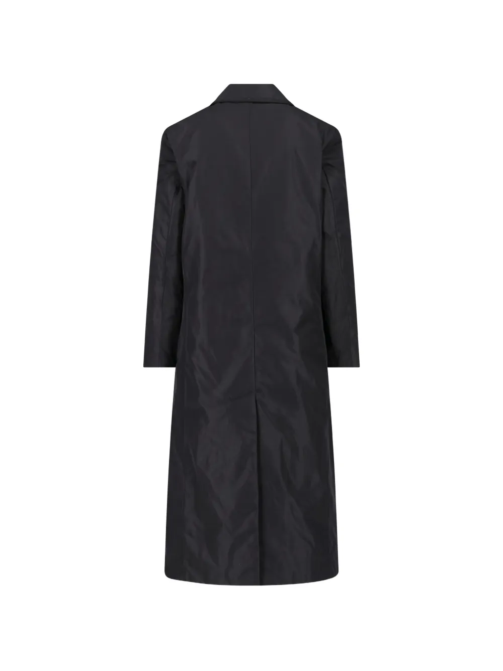ASPESI button-fastening single-breasted coat Zwart