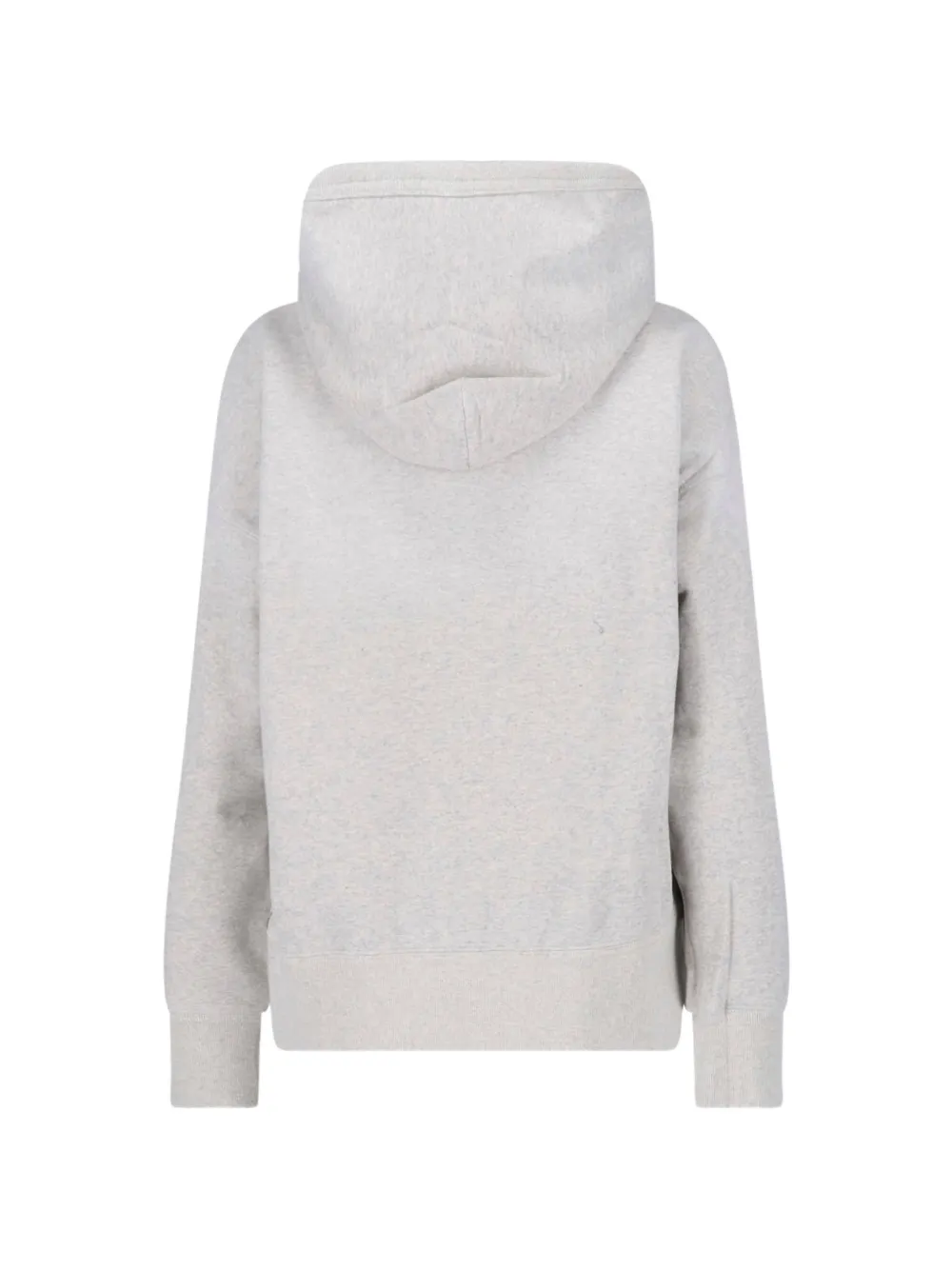 Prada Fleece hoodie met broche Grijs