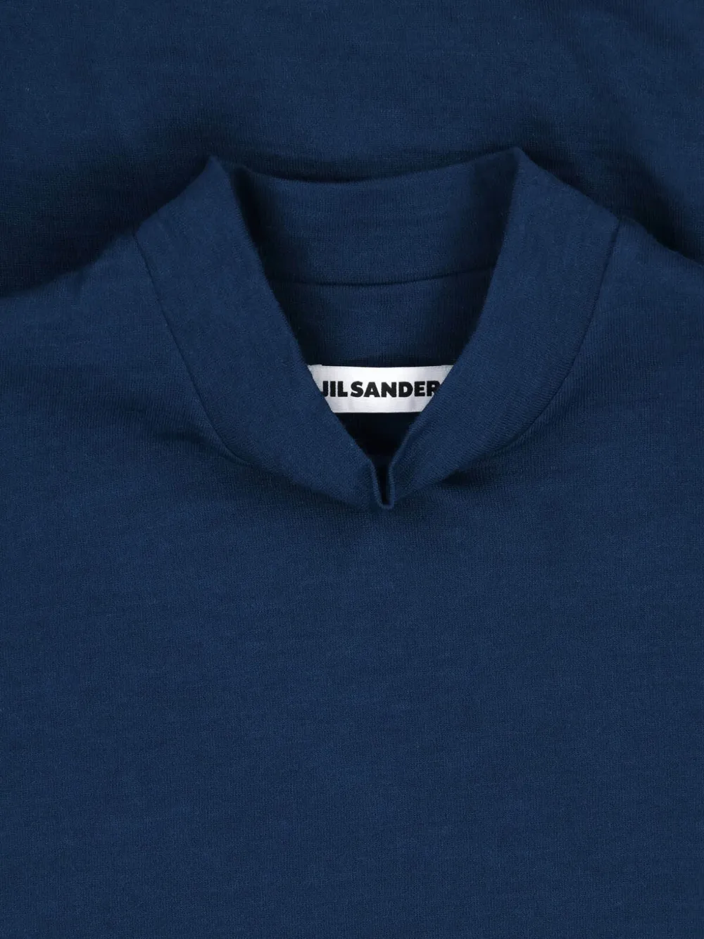 Jil Sander T-shirt met col Blauw