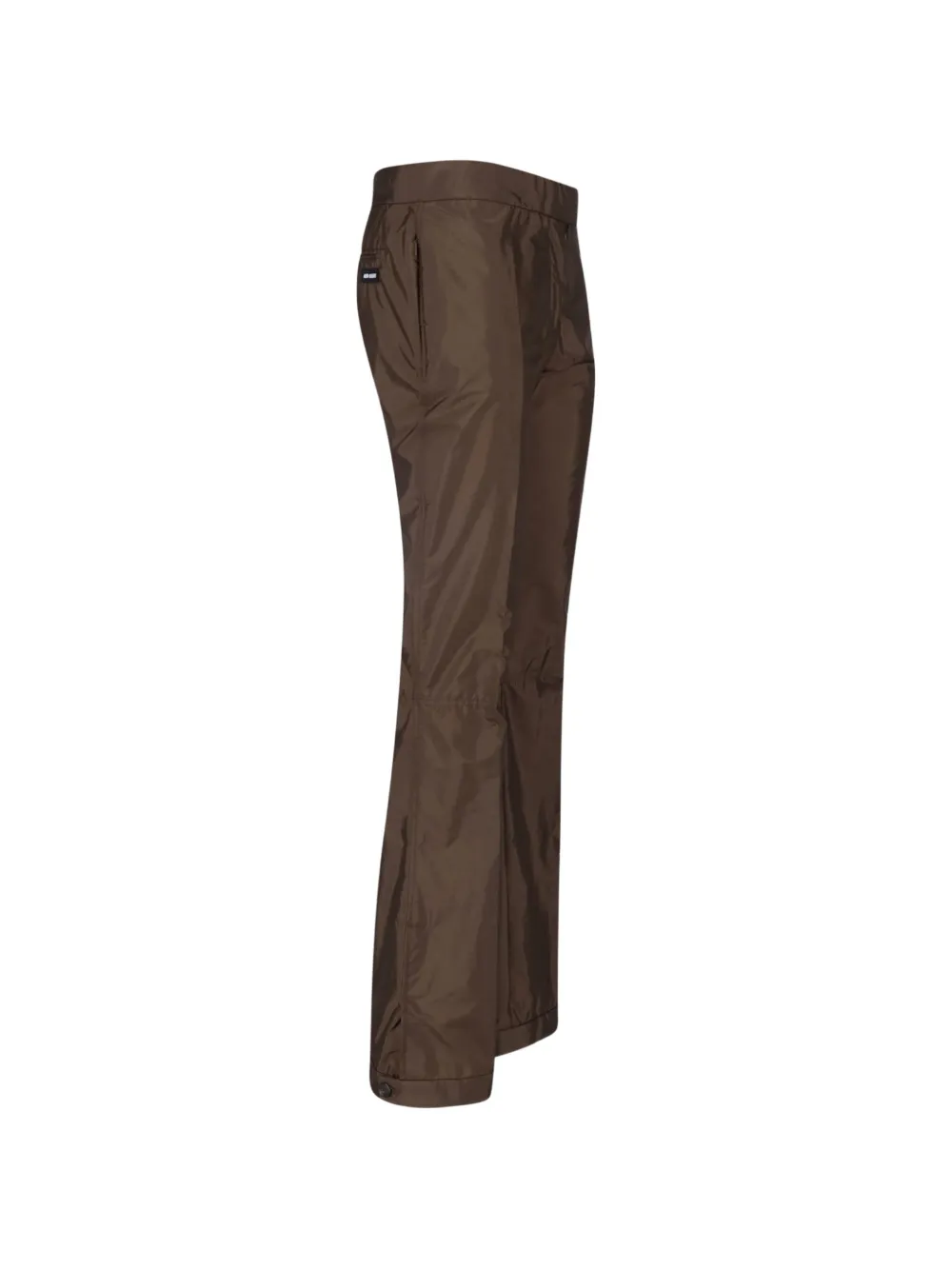Miu Broek van technische stof Bruin