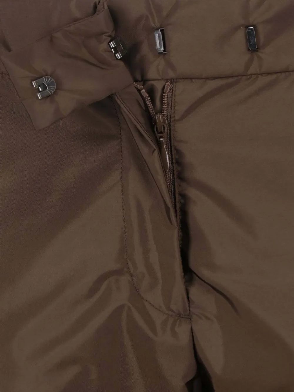 Miu Broek van technische stof Bruin