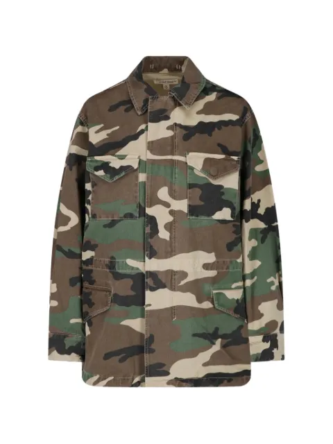 Nili Lotan veste en coton à imprimé camouflage