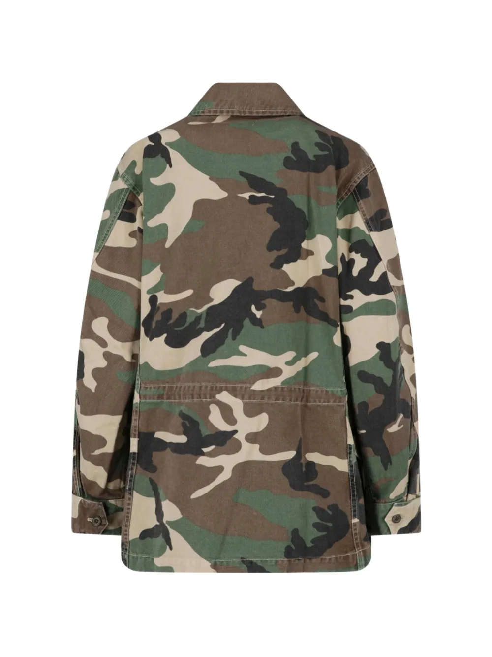 Nili Lotan Sacha katoenen jack met camouflage-print Groen