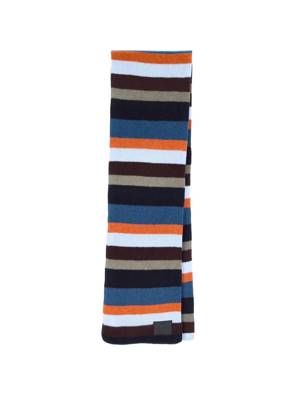 Paul Smith blue stripe lambswool scarf