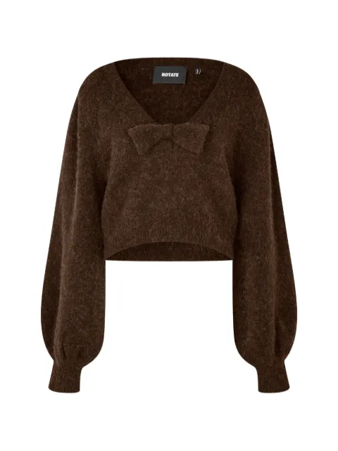 ROTATE BIRGER CHRISTENSEN bow knit sweater