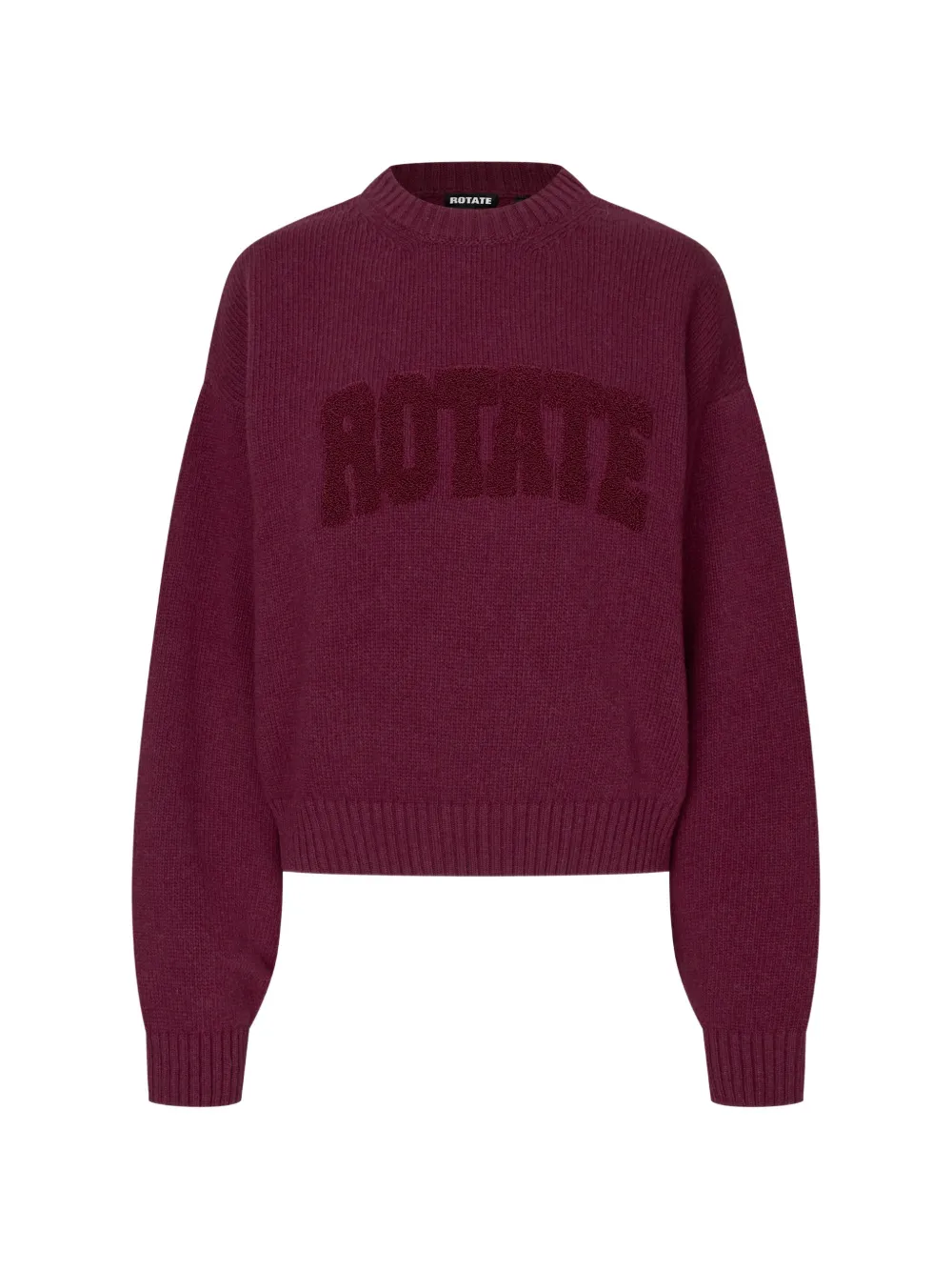 ROTATE BIRGER CHRISTENSEN pull col rond torsades Ami de Coeur - Rouge ROTATE BIRGER CHRISTENSEN pull col rond torsades Ami de Coeur - Rouge