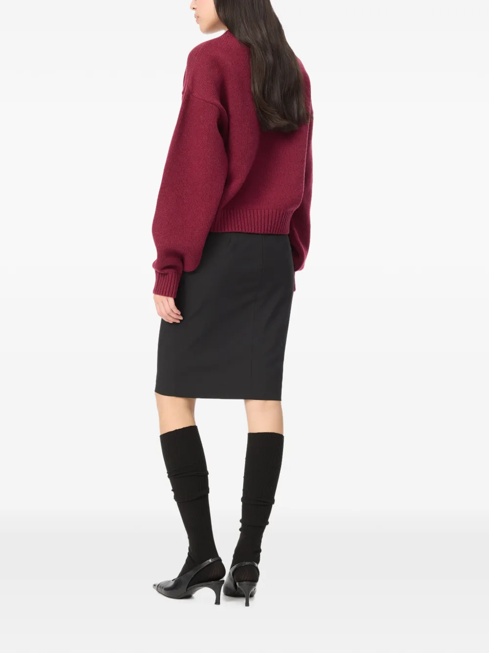 ROTATE BIRGER CHRISTENSEN Trui met ronde hals Rood