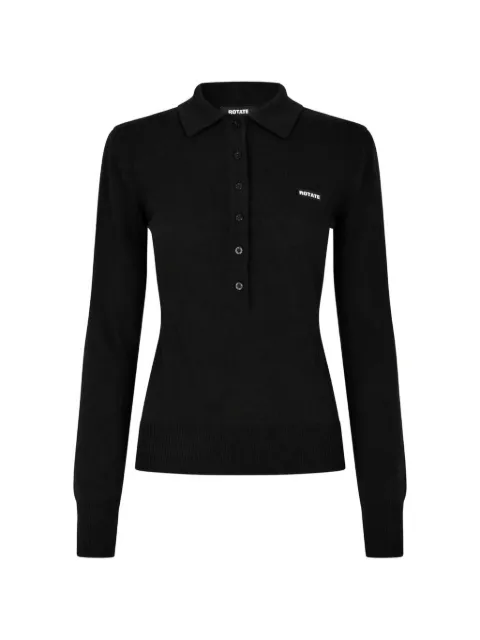 ROTATE BIRGER CHRISTENSEN playera tipo polo con parche del logo