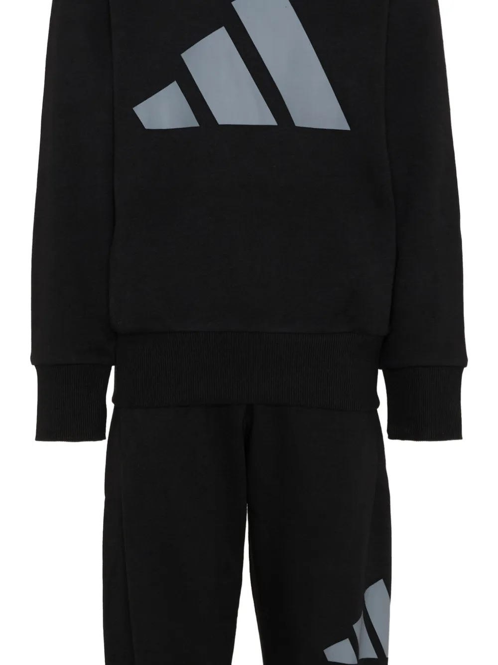adidas Kids logo-print tracksuit Zwart