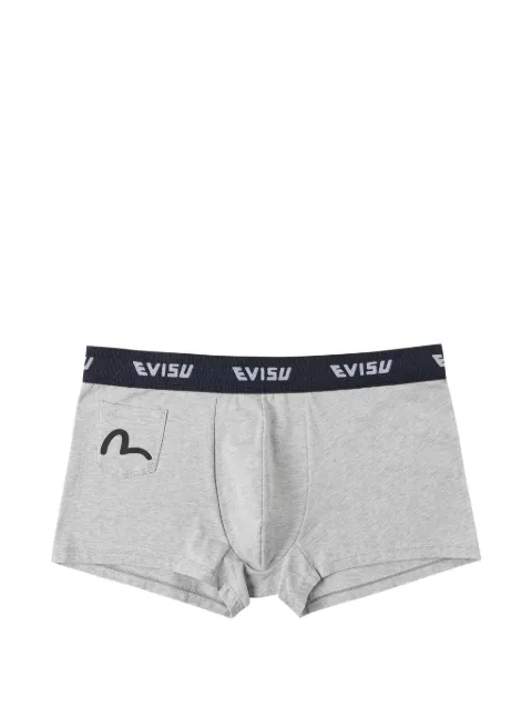EVISU Seagull-print logo-waistband boxers