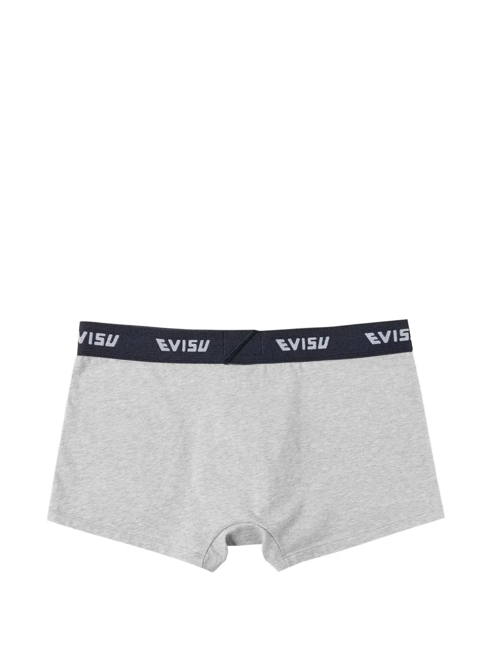 EVISU Boxershorts met zeemeeuw-print en logoband Grijs