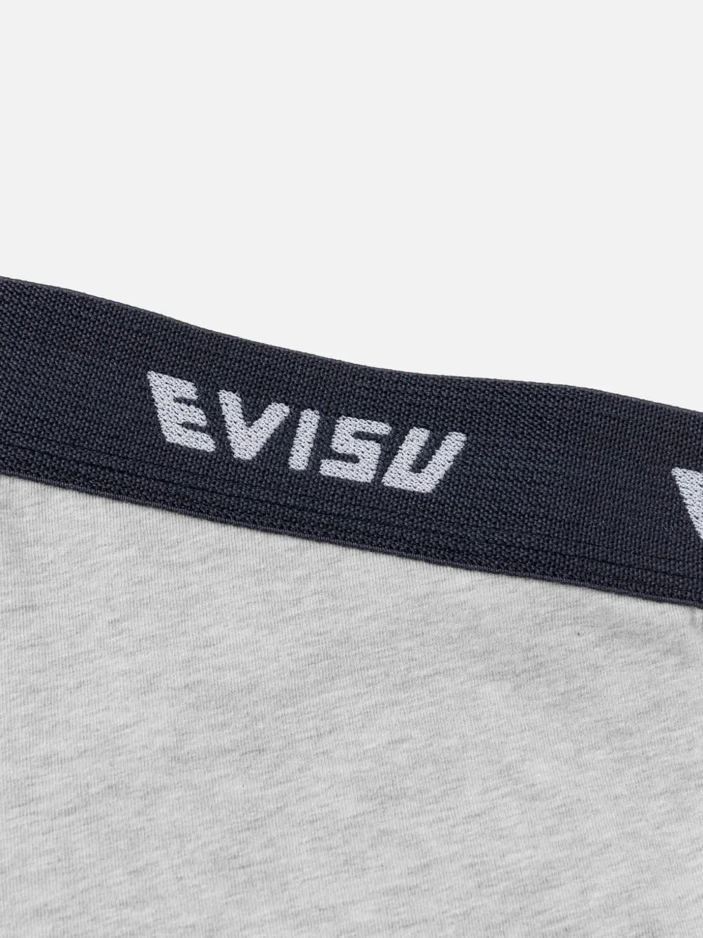 EVISU Boxershorts met zeemeeuw-print en logoband Grijs