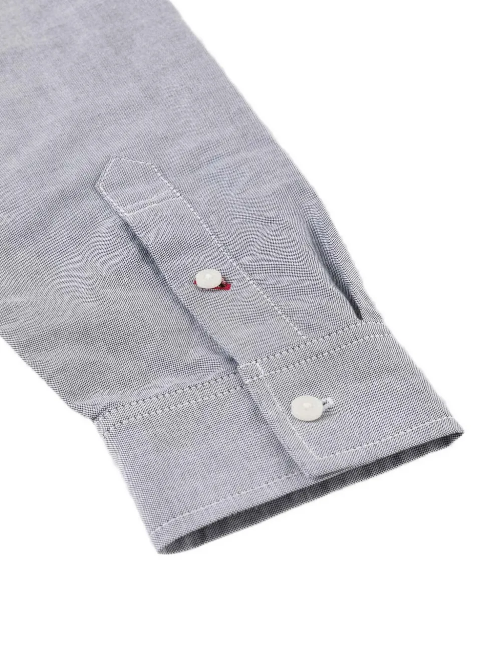 EVISU Button-down overhemd met zeemeeuw-print Grijs