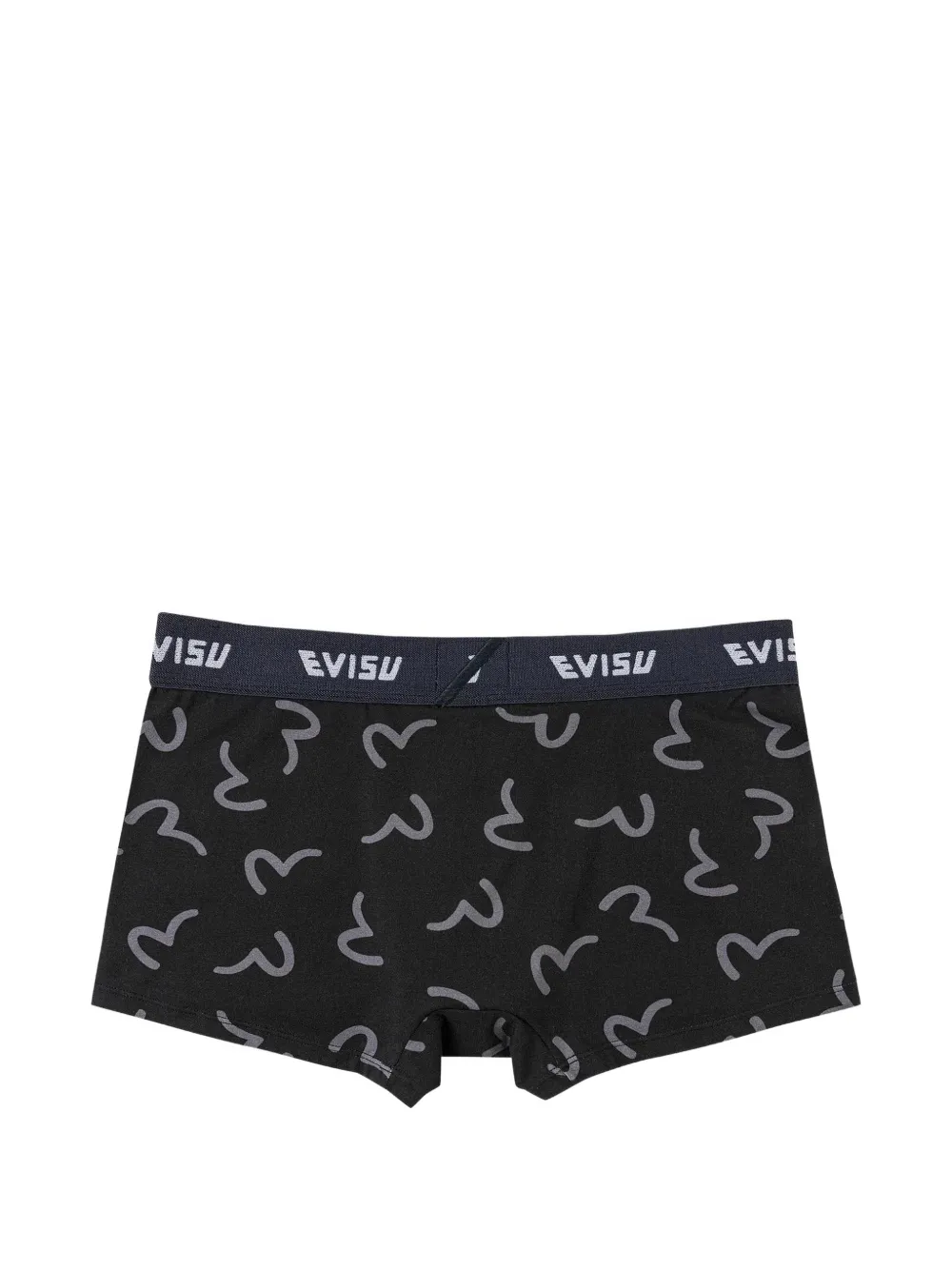 EVISU Boxershorts met zeemeeuw-print Zwart