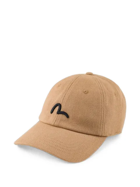 EVISU Seagull logo-embroidered baseball cap