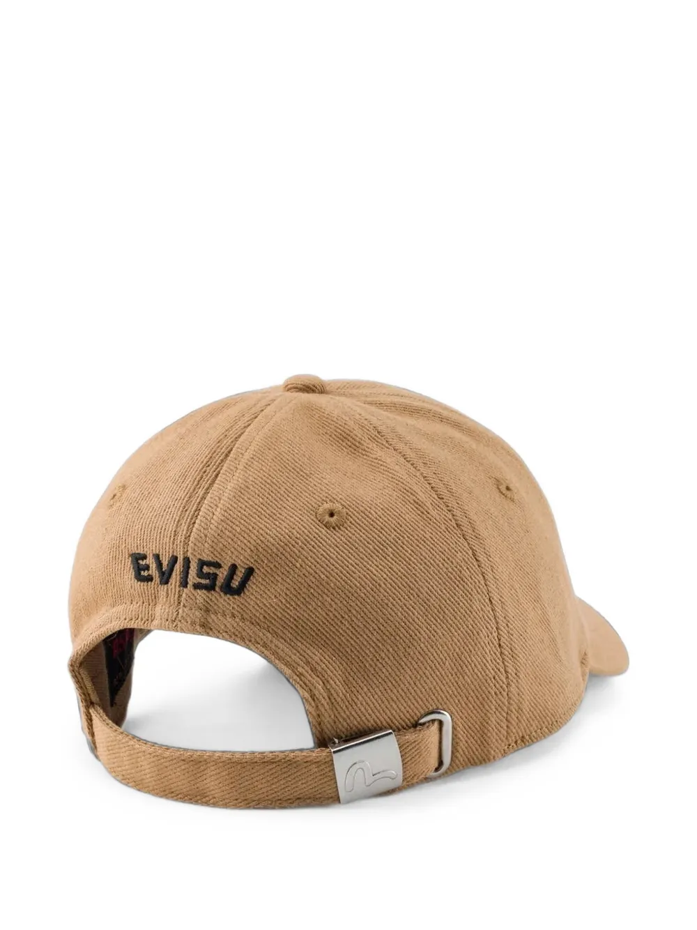 EVISU Honkbalpet met geborduurd logo en zeemeeuw Bruin