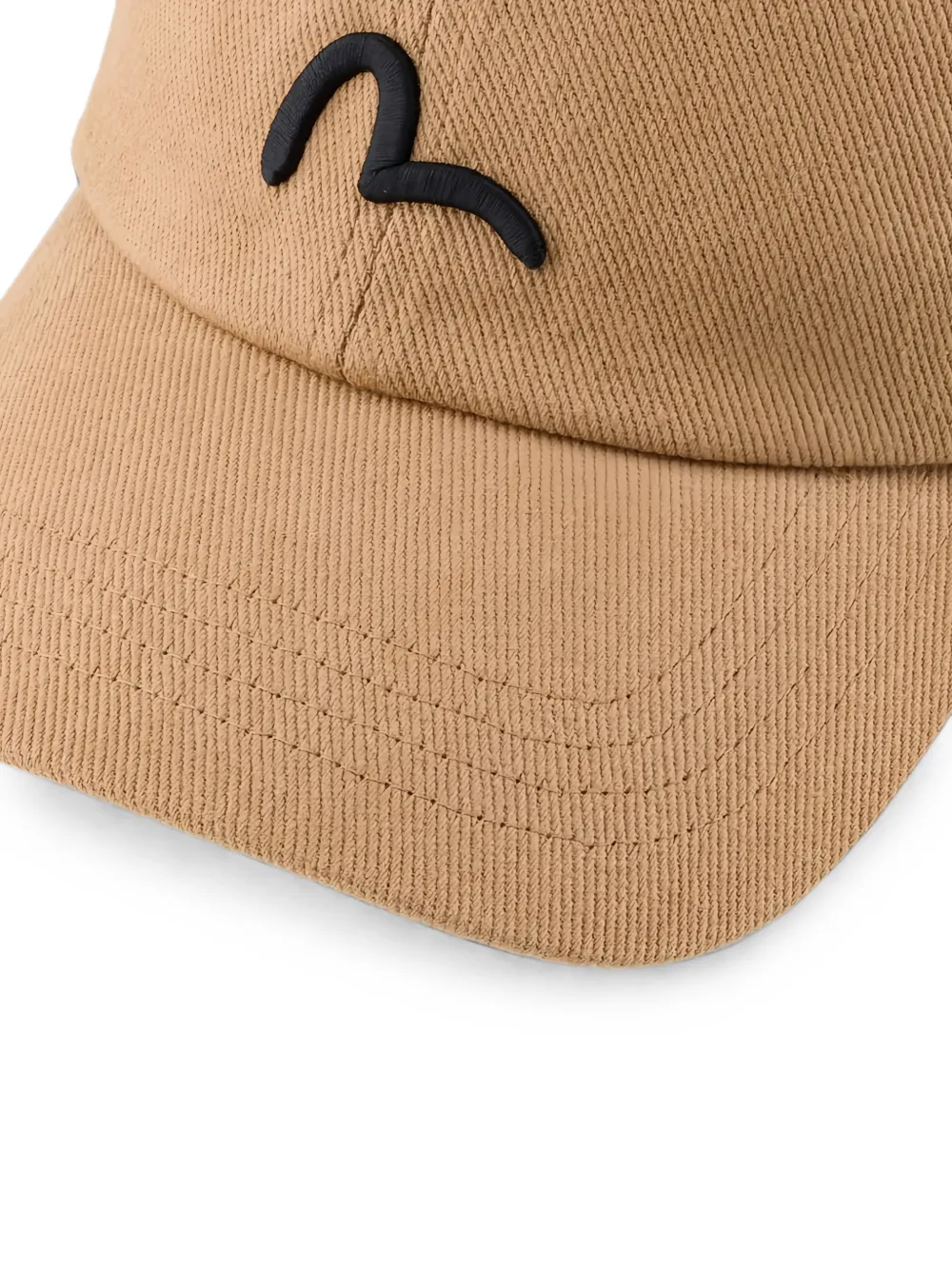 EVISU Honkbalpet met geborduurd logo en zeemeeuw Bruin