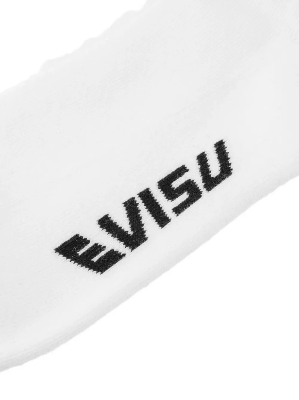 EVISU Seagull sokken met geborduurd logo Wit