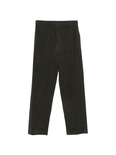 Homme Plissé Issey Miyake pleated side-stripe trousers