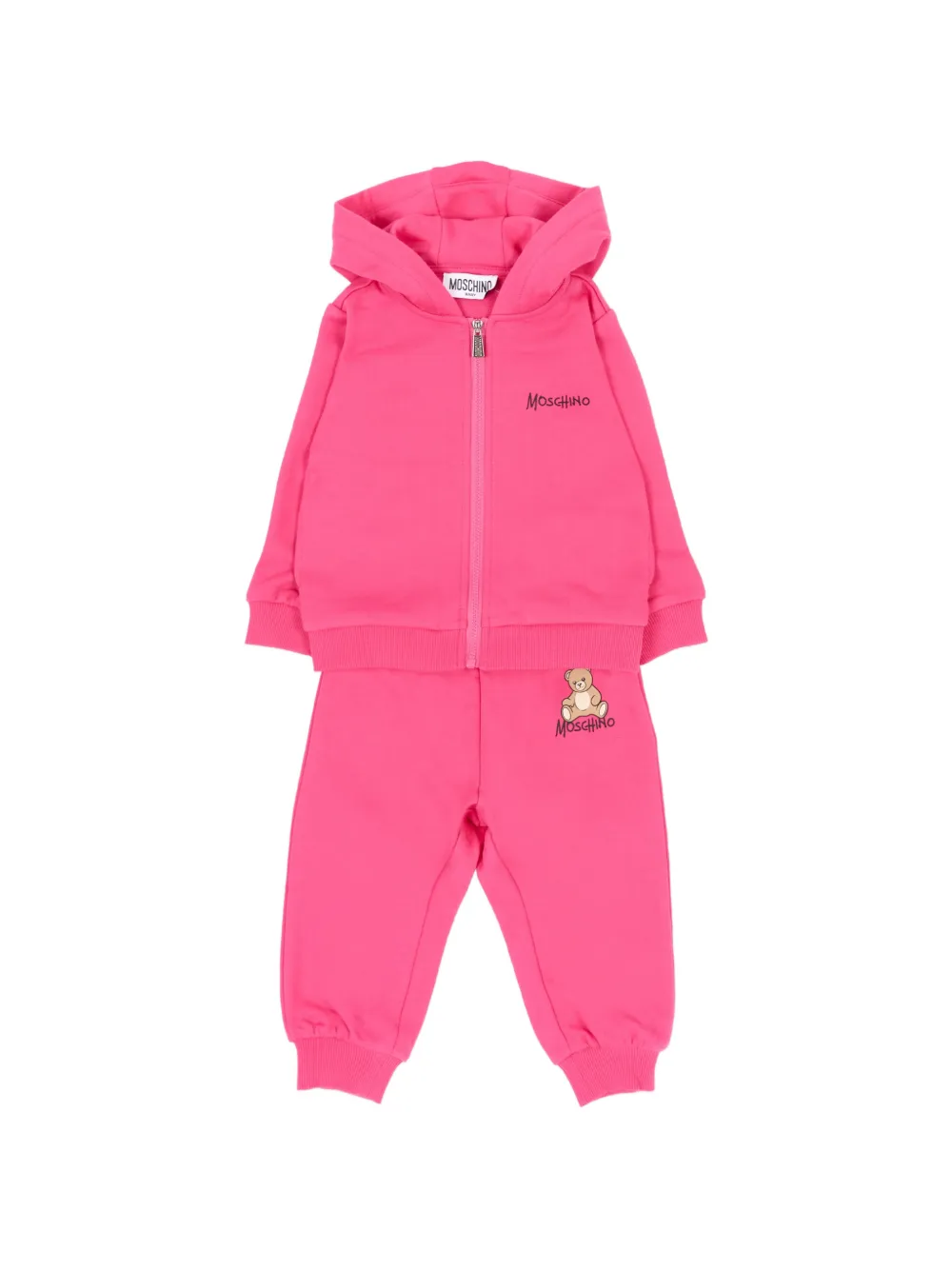 Moschino Kids Teddy Bear-print tracksuit - Rosa