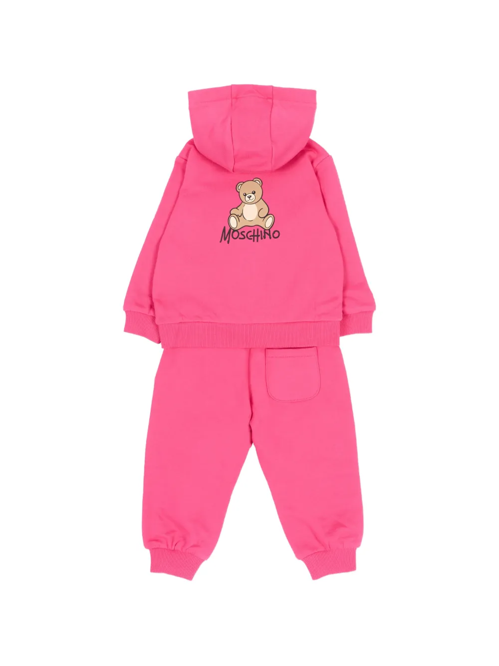 Moschino Kids Trainingspak met teddybeerprint Roze