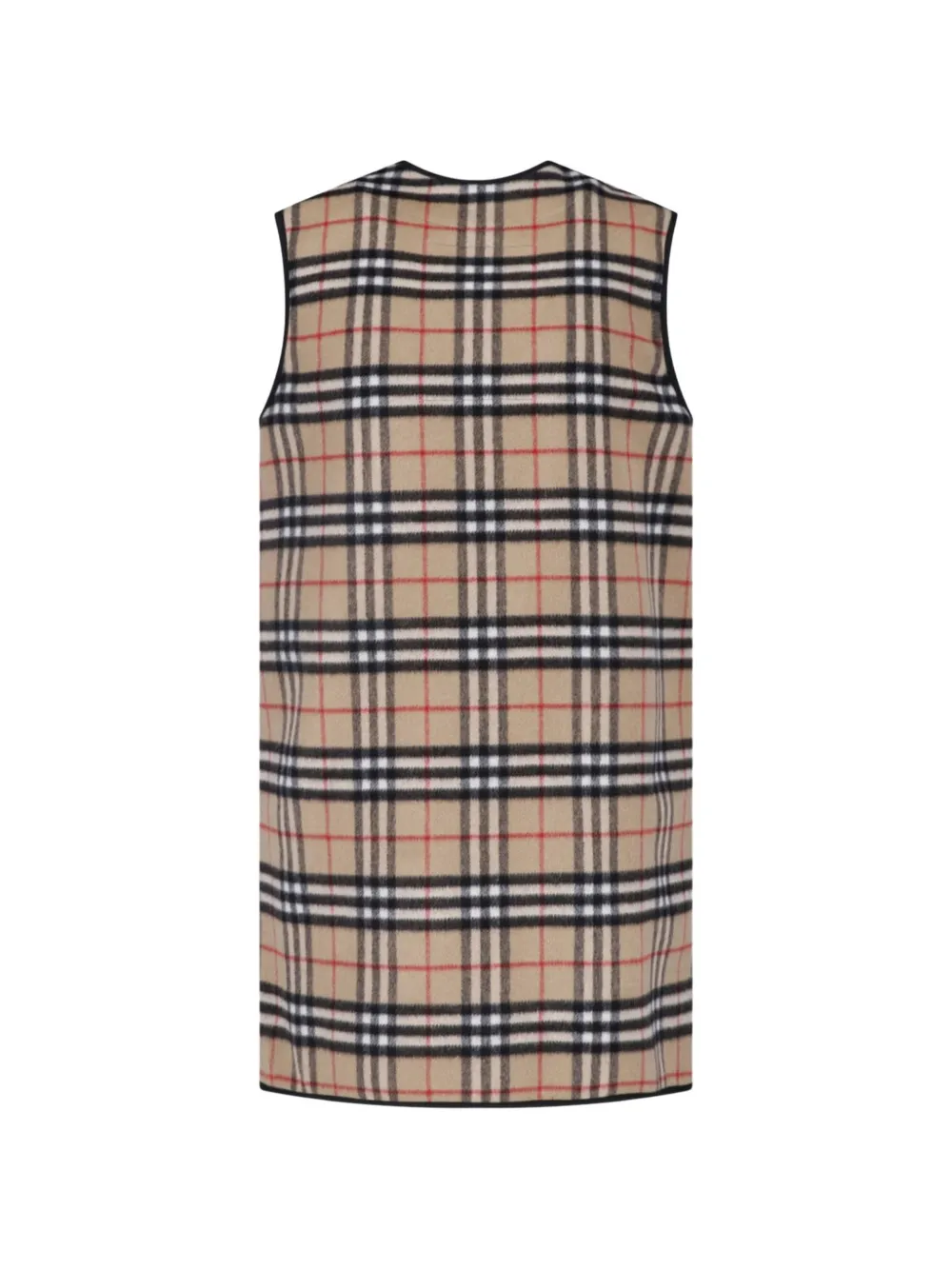 Burberry check quilted gilet Beige