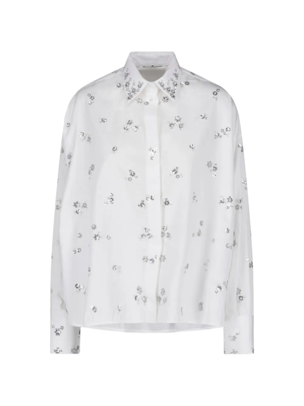 Ermanno Scervino sequin-embellished floral shirt