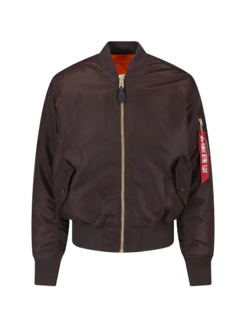 Alpha Industries zip-up bomber jacket