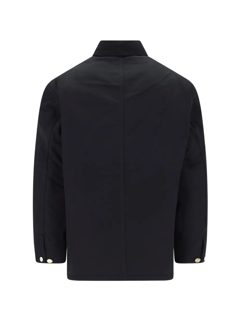 Carhartt WIP OG Chore jack met ribfluwelen kraag en logo-patch Zwart