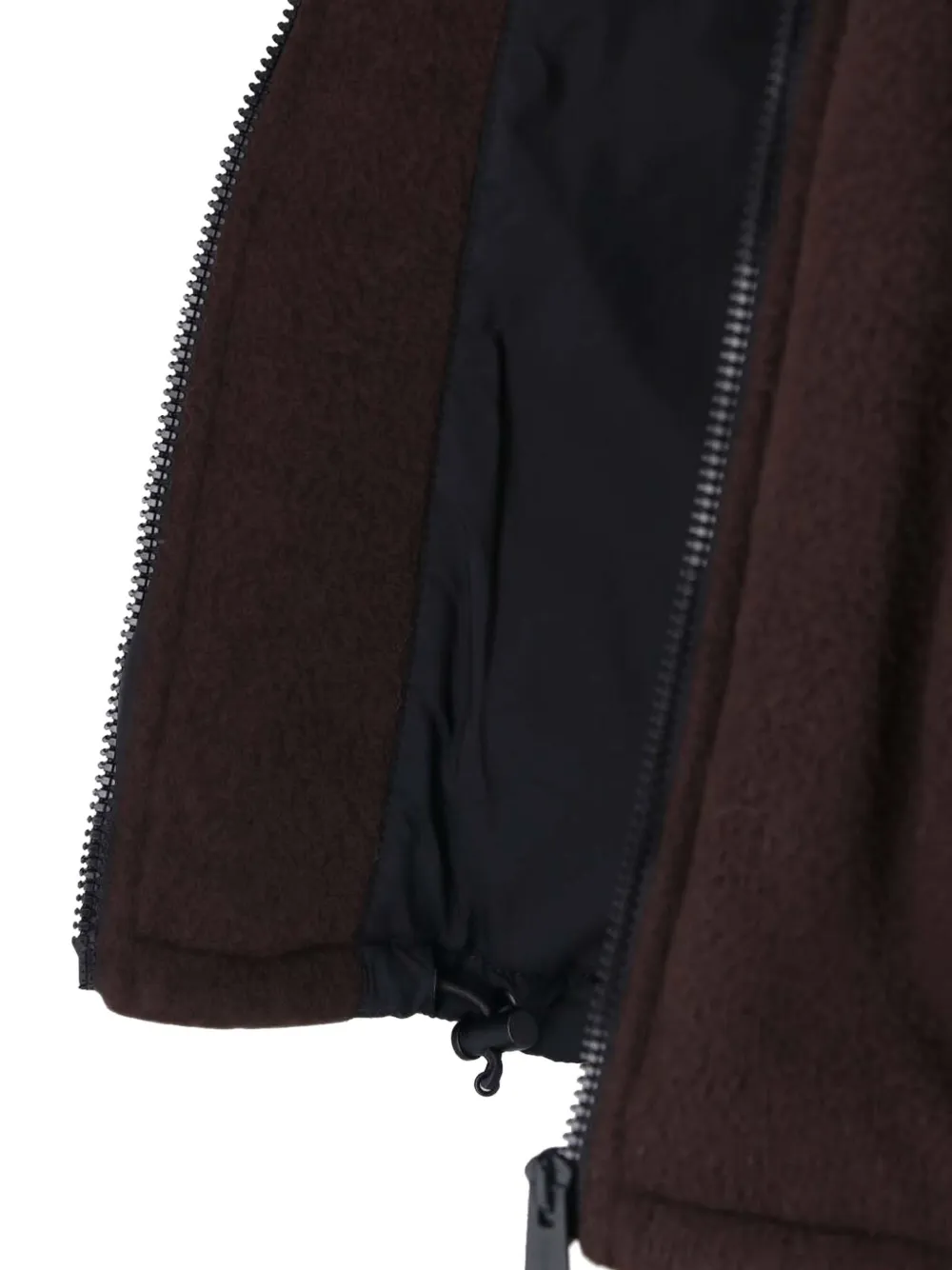 Miu Fleece donsjack Bruin