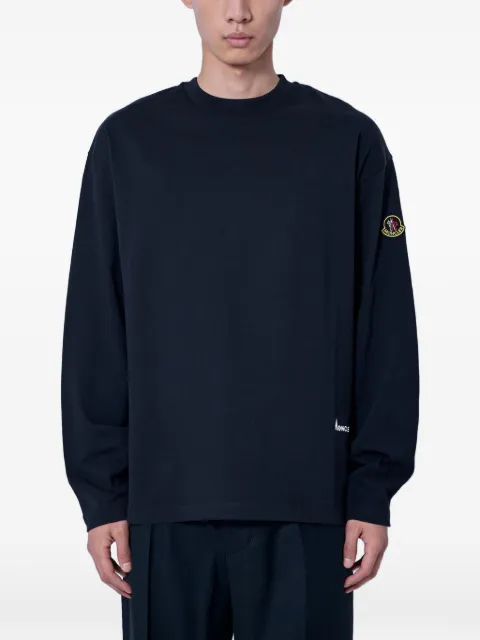 Moncler K2 print long-sleeve cotton T-Shirt