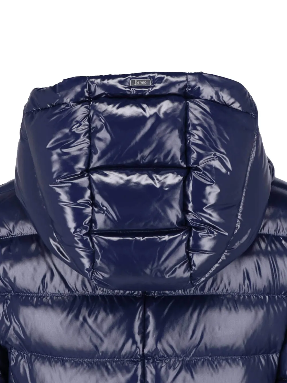 Herno Polar-Tech hooded puffer jacket Blauw