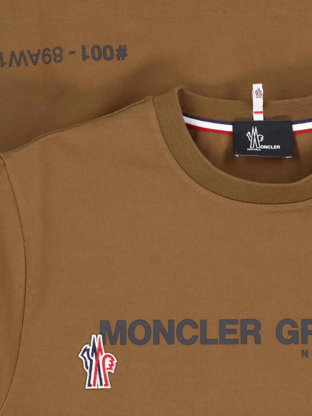 Moncler Grenoble logo-print T-shirt Bruin