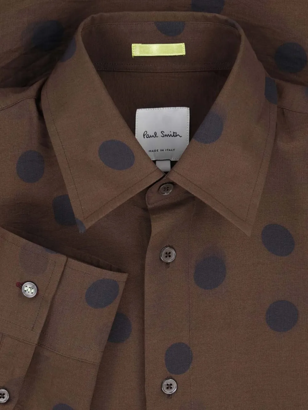 Paul Smith Overhemd met stippen Bruin
