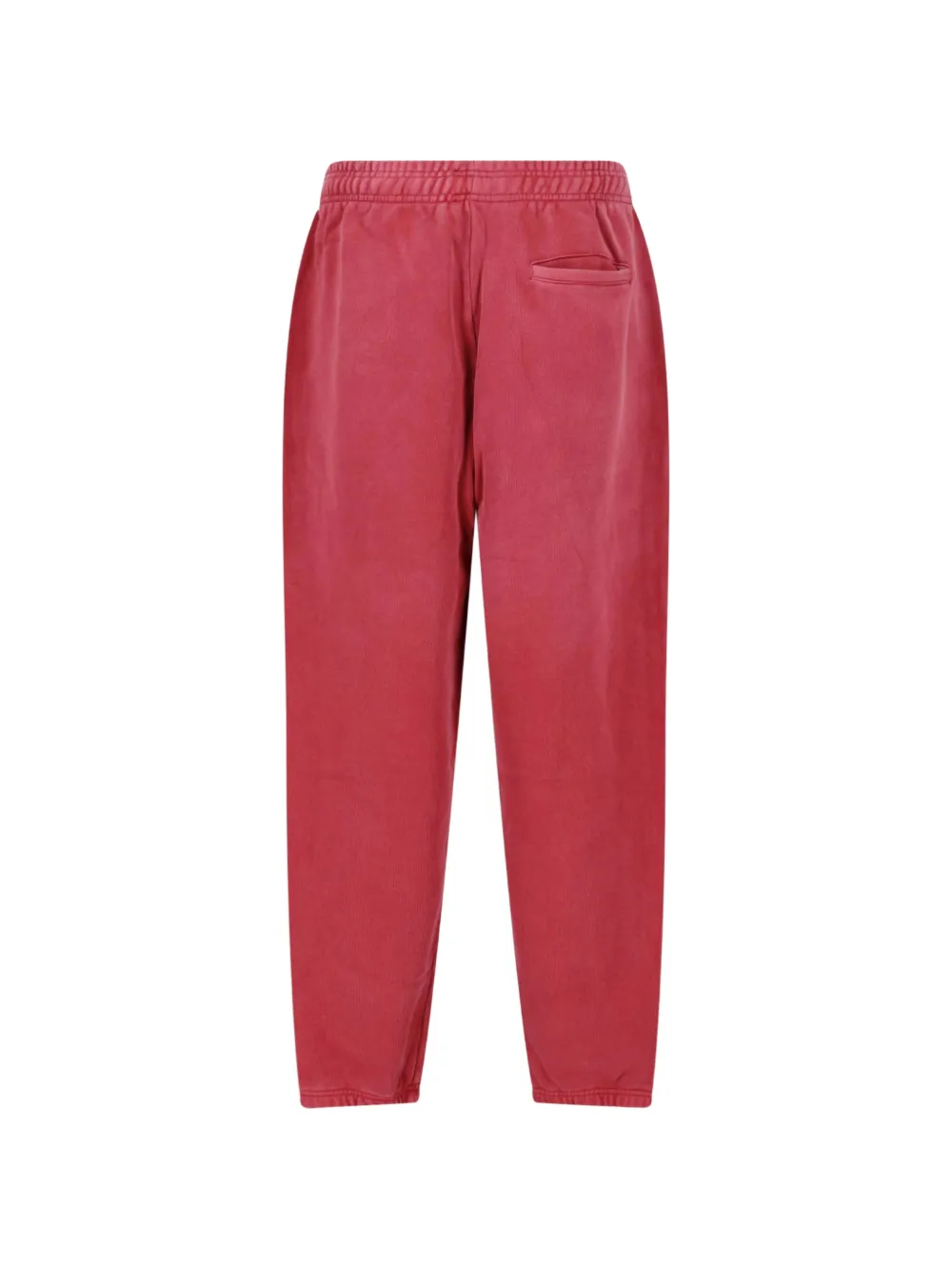 ENTIRE STUDIOS washed-effect drawstring track pants Rood