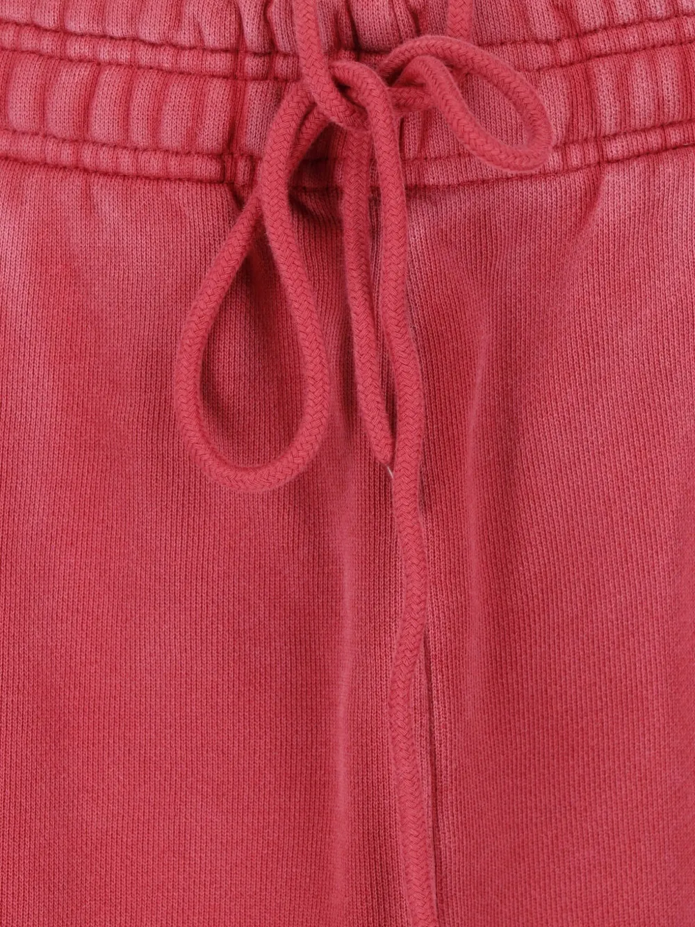 ENTIRE STUDIOS washed-effect drawstring track pants Rood