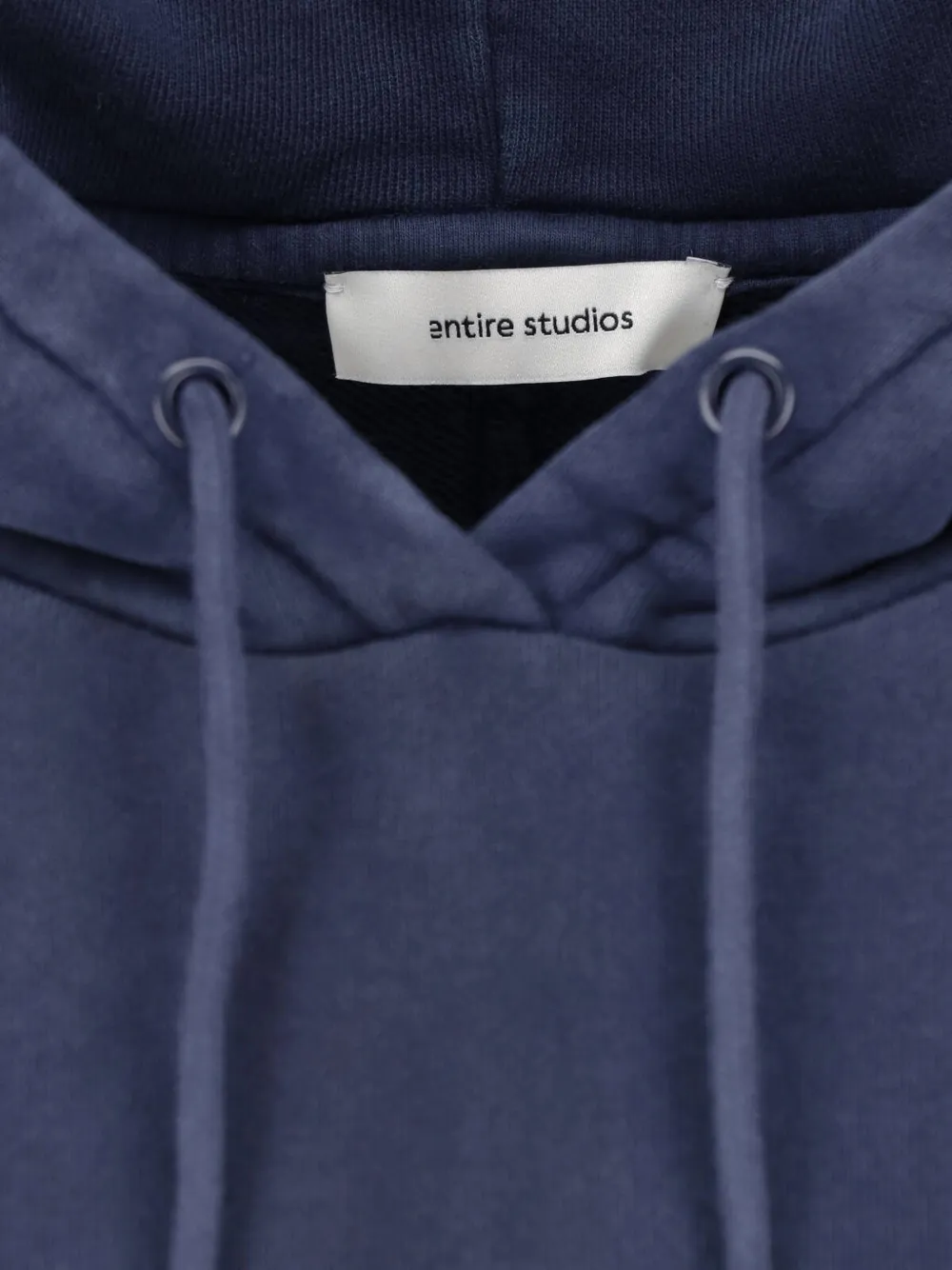 ENTIRE STUDIOS faded pouch-pocket hoodie Blauw