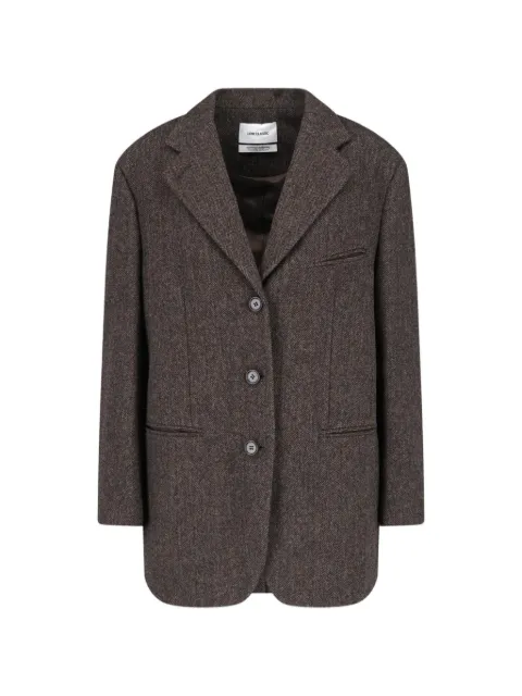 Low Classic herringbone-pattern wool blazer