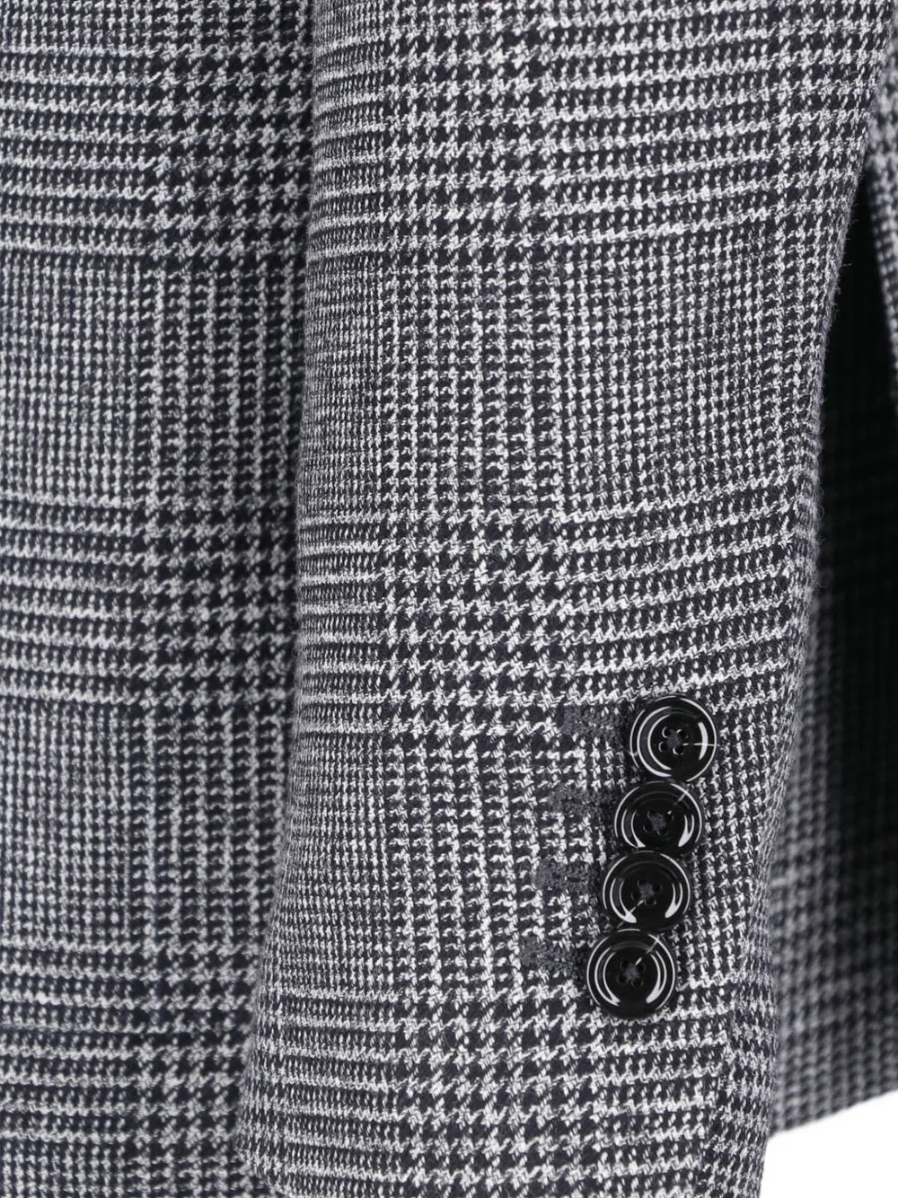 Lardini x Sugar jack met Prince of Wales-ruit en dubbele rij knopen Grijs