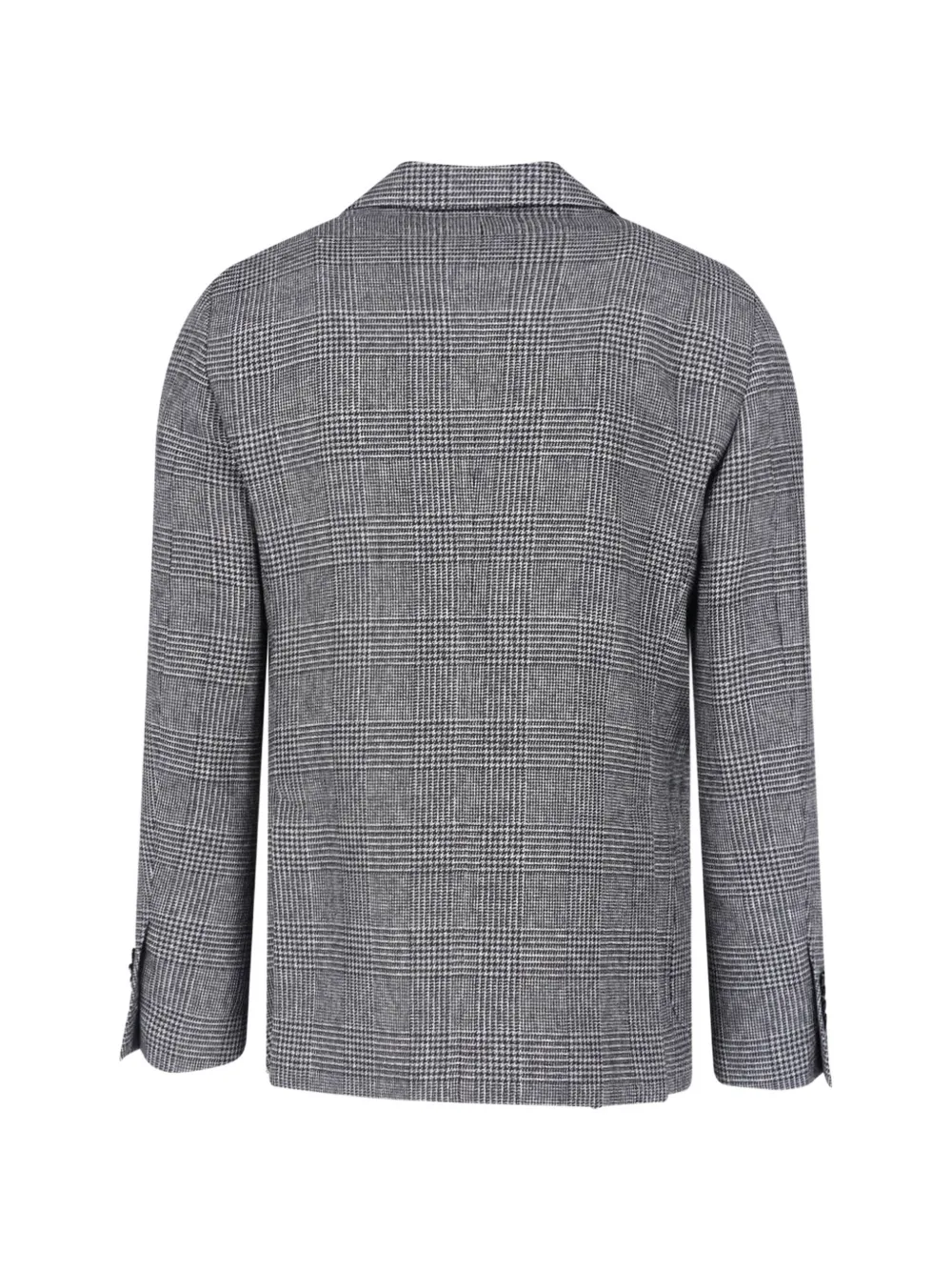 Lardini x Sugar jack met Prince of Wales-ruit en dubbele rij knopen Grijs