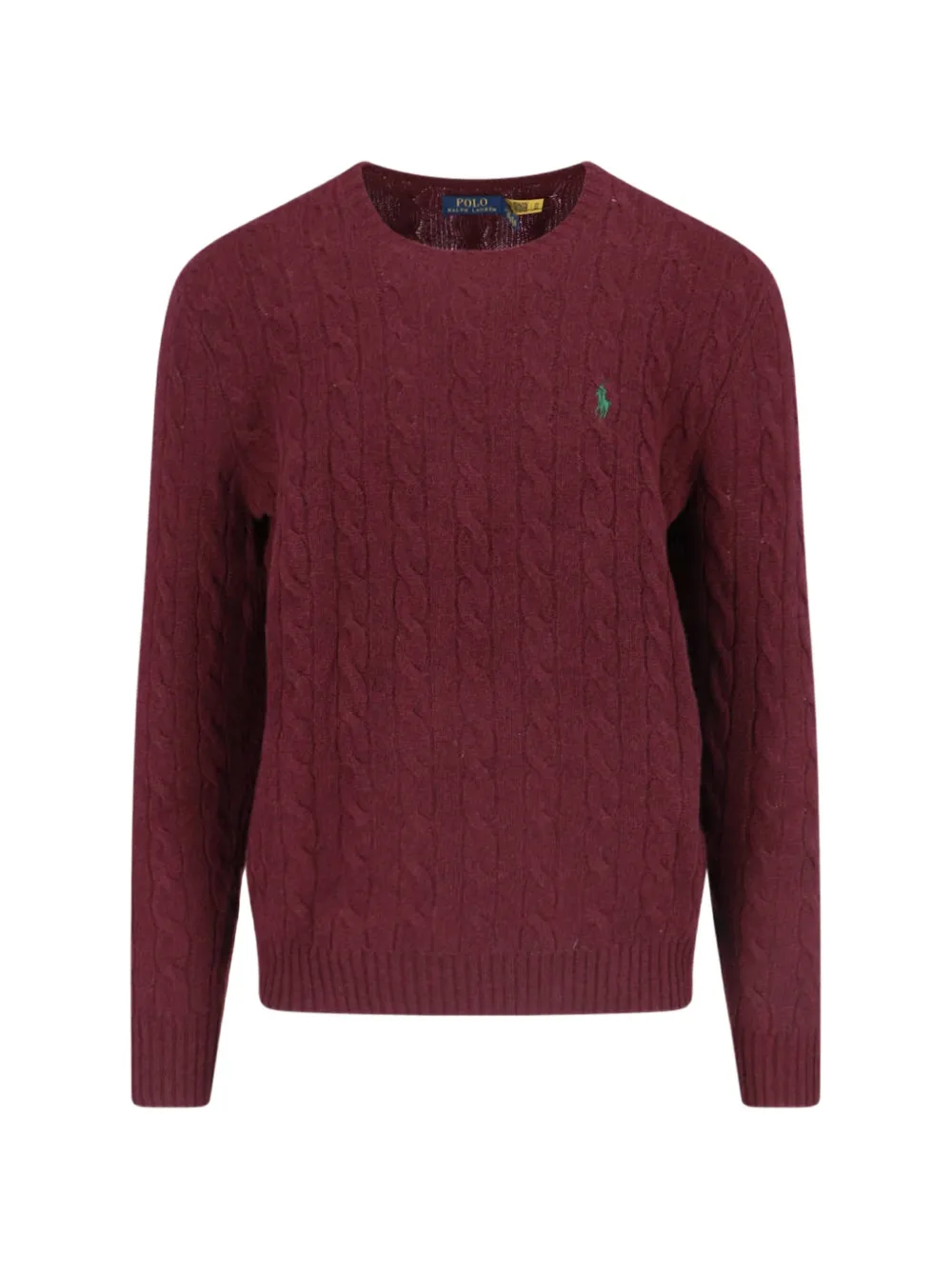 Polo Ralph Lauren cable-knit wool-cashmere jumper - Rosso