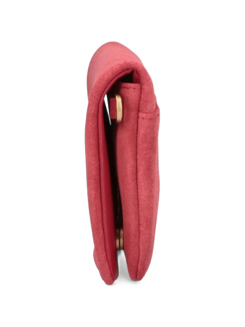 PINKO Love Birds suede shoulder bag Rood