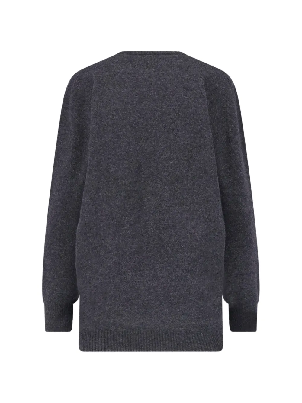 Jil Sander Trui met geribbelde afwerking Zwart